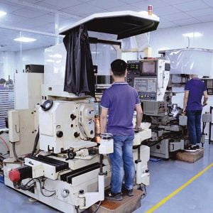 Optical grinding machine table